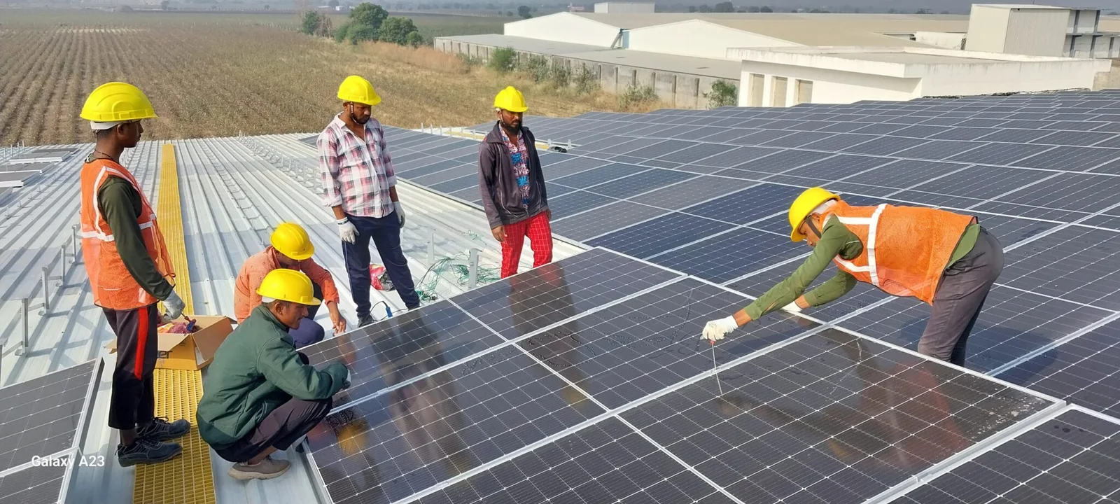 Solar Plant Construction